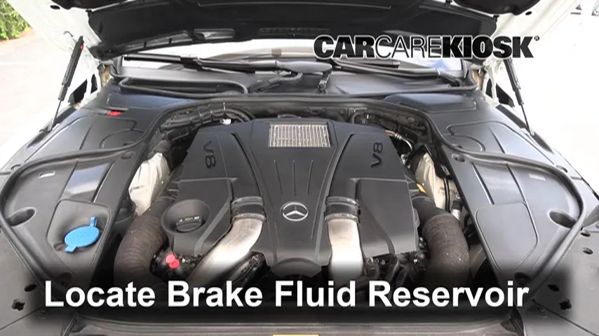 2014 Mercedes-Benz S550 4.6L V8 Turbo Liquide de frein